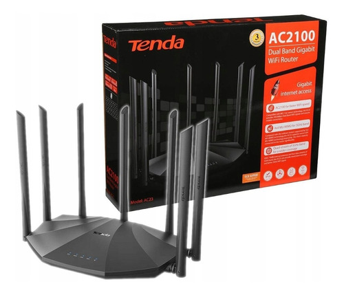 Router Tenda Ac2100 Gigabit Fibra Optica Rompe Muros 