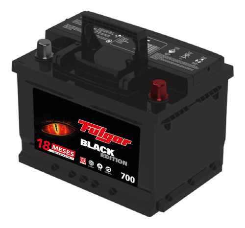 Batería De Carro Fulgor Black Edition 36fp De 700 Amperios