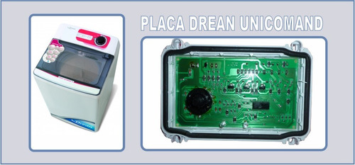 Imagen 4 de 8 de Plaqueta Lavarropas Drean Unicomand 116 Concept Placa Original