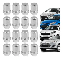Comprar Jogo 16 Porcas Cromadas Roda Liga Leve Ford Fiesta Ka Focus 