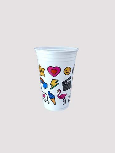 Vaso Decorativo Infantil 300ml - Pack X30  - Baldivia