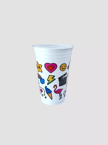 VASO INFANTIL CON STIKER 360ML