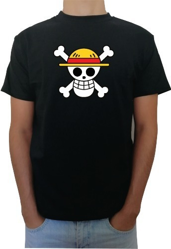 Polera One Piece Luffy Calavera Algodón  Lacombidelmemo 