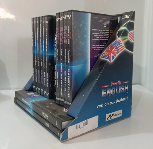 Family English 3 Libros Con 6 Dvds Y 4 Cds-audio