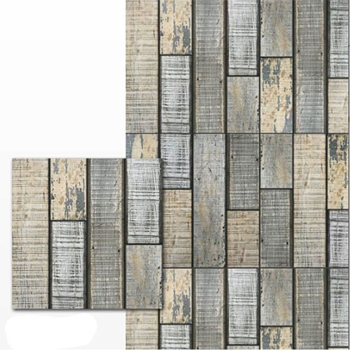 Imagen 3 de 3 de Ceramico Simil Madera Biloba Vintage 51 X 51 Cm