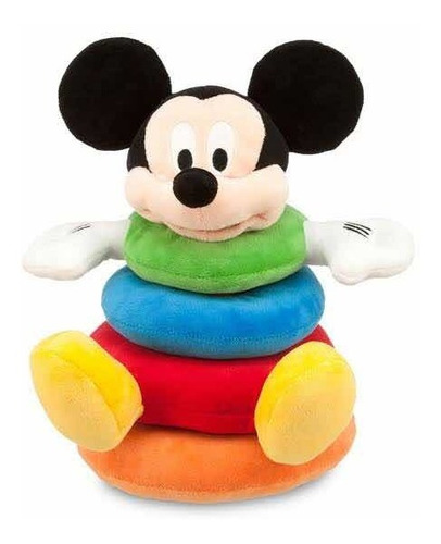 Imagen 1 de 2 de Mickey Mouse Juego Peluche D Armar Para Bebé Plush Stacking!