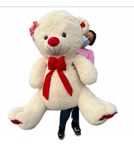 Oso Gigante De 1.50cm Perfumadito Y Moño De Regalo