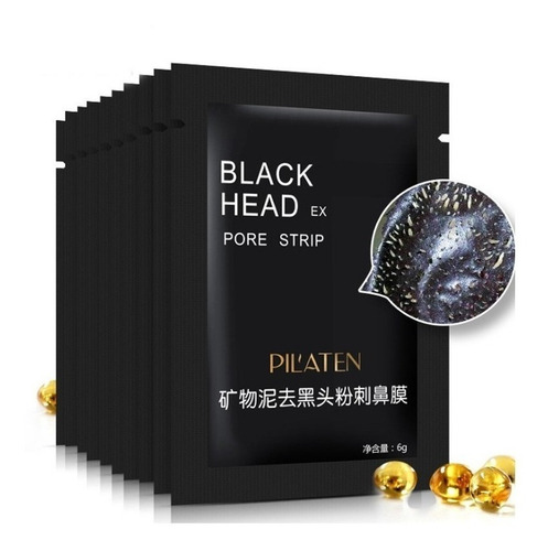 Imagen 3 de 7 de Mascara Pilaten Puntos Negros 100% Original X 10u.