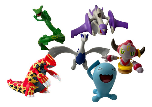 Seis 6 Figuras Mcdonald's Pokemon Omega Ruby Alpha 2016