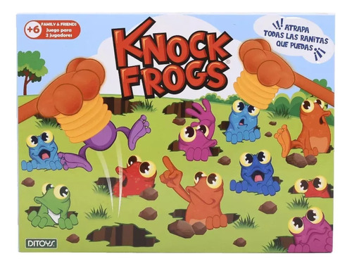 Juego De Mesa Knock Frogs 2616 Ditoys