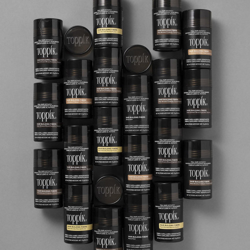 Fibras Capilares Toppik, Negro, 27.5g | Rellena Cabello Fino
