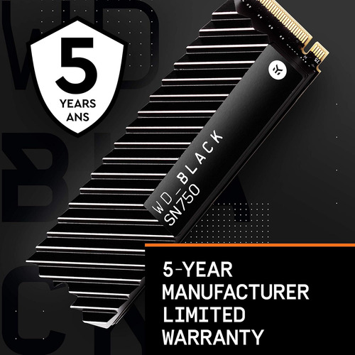 Ssd Wd_black Sn750 Nvme 2tb Gen3 Pcie, M.2 2280, 3d Nand