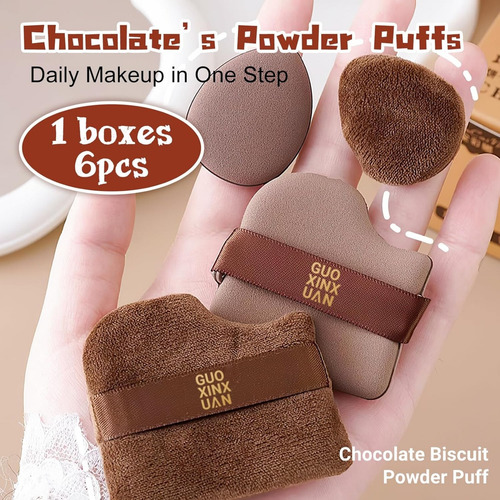 Conjunto De 12 Peças Quick Makeup Foundation Puff, Esponja E