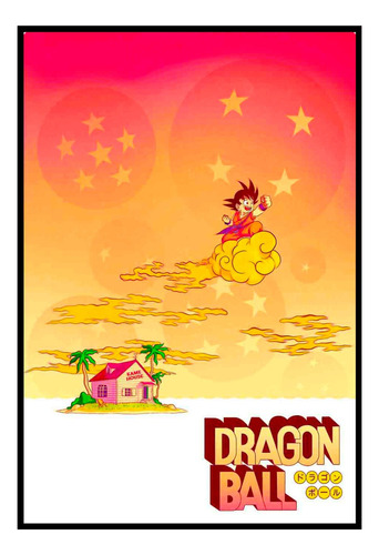 Cuadro Poster Premium 33x48cm Dragon Ball Inicios