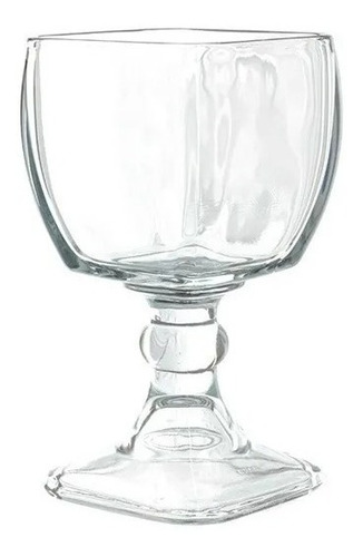 12 Copa Chabela Cuadrada Suprema 610ml De Cristal By Crisa