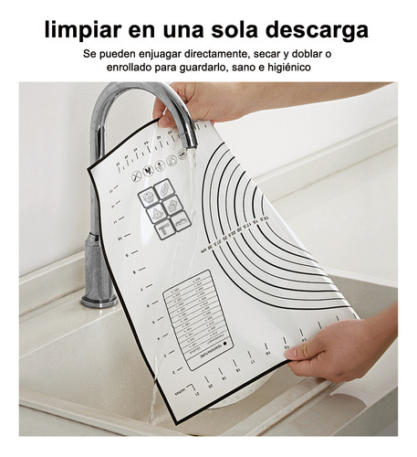 Set Reposteria Rodillo Madera Ajustable Amasar Y Tapete Horn