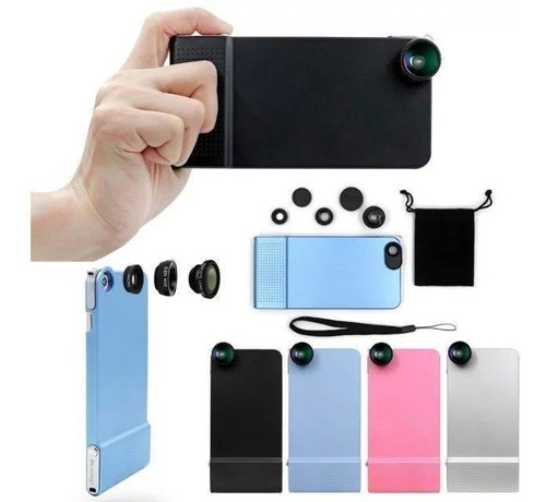 Funda Para iPhone Con Lentes Camara Integrada Foto Selfie