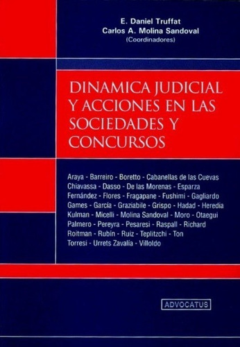 Dinamica Judicial Y Acciones En Las Sociedades Y Concursos -