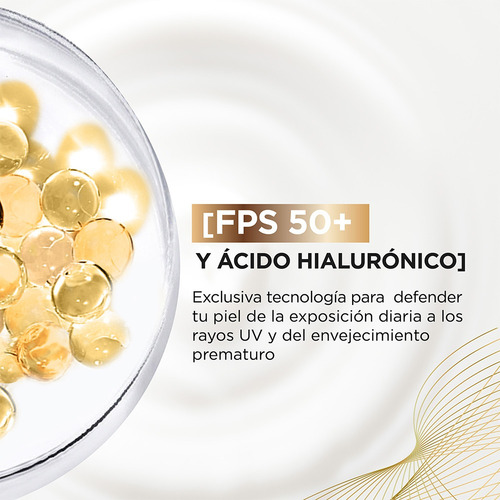 L'oréal Protector Solar Fps50 Fluido Invisible Ligero 40ml