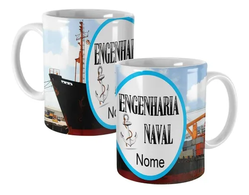 comprar Caneca Personalizada Para Presente Engenharia Naval