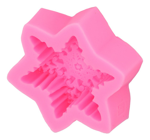 Moldes De Silicona Para Fondant Con Forma De Copo De Nieve 3
