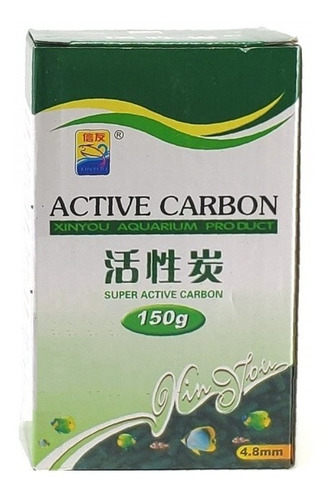 Carbon Activado Filtro Acuario Agua Canister Cascada 150 Gr