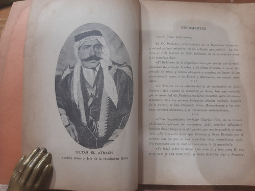 La Revolución Siria Contra Mandato Francés Emir Emin Arslan (Usado)