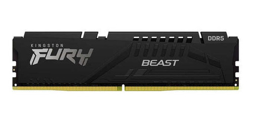 Imagem 2 de 4 de Memória Kingston Fury Beast 16gb 5200mhz Ddr5 Cl40 Preto