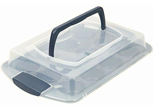 Wilton Molde Antiadherente P/magdalenas Cupcakes Azul Marino