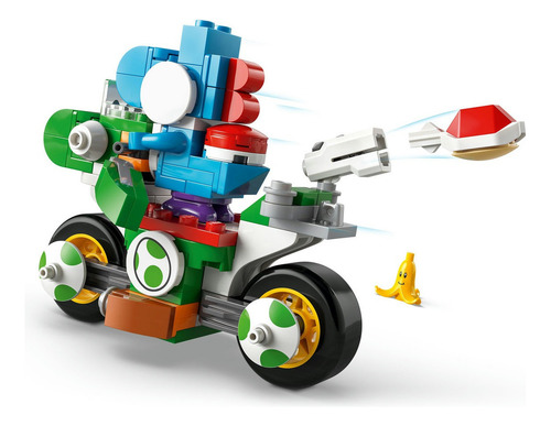 Lego Super Mario 72031: Mario Y Yoshi En Yoshiciclo 133 Mario Bros