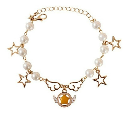 Pulsera Dorada Perlas Cardcaptor Sakura - Anime