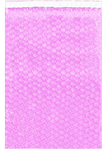 Bbob68as Anti-static Bubble Pouches, 6  X 8 1/2 , Pink ...