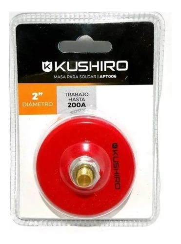 Imagen 3 de 5 de Base Pinza Porta Masa Magnética Soldar Hasta 200a 2' Kushiro