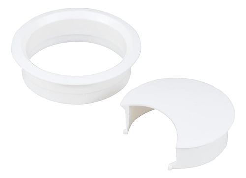 Passa Fio 59 Mm Branco Para Mesas E Bancadas 5 Un - Bigfer