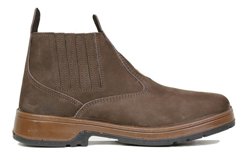 Botina New Holland Couro Nobuck Chocolate Enh 2201 Original