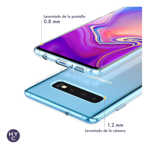 Funda Transparente Compatible Samsung S10 + Plus - Acrílico