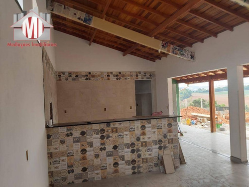 Linda Chácara Com 3 Dormitórios, Salão De Jogos, Piscina, Área Gourmet, À Venda, 500 M² Por R$ 450.000 - Mostardas - Monte Alegre Do Sul/sp - Ch0795