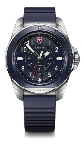 Reloj Victorinox Journey 1884 241975 E-watch Color de la correa Azul Color del fondo Negro