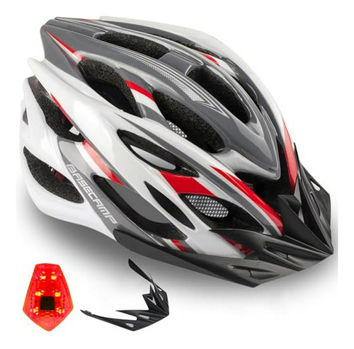 Casco De Bicicleta Para Hombres Y Mujeres Con Luz De Segurid