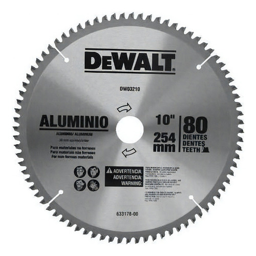 Disco 10 80t P/alum Dw03210