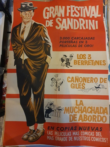 1 Afiche De Cine Gran Festival De Sandrini 414