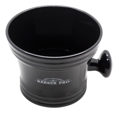 Kit Brocha P/ Afeitar De Madera + Tazón Para Espuma Plástico