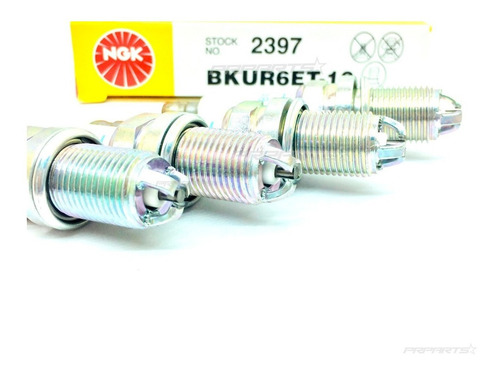 Imagem 4 de 6 de Jogo De Velas Ngk Bkur6et10 Vw Bora 2.0 8v Gasolina 2001