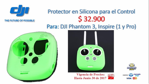 Cubierta Protectora En Silicona Para Control / Dji Phantom 3