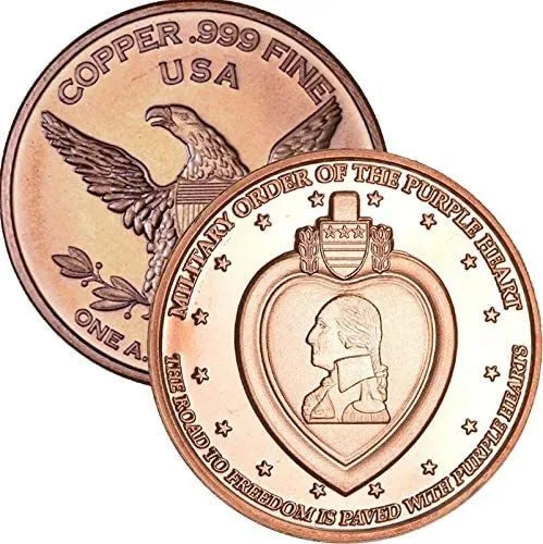 Monedas De Colección Private Mint 1 Oz .999 Pure Copper Ro