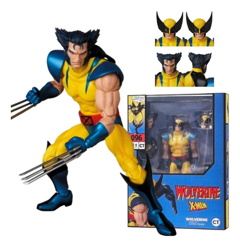 Figuras De Acción Ct Toys Mafex 096 Wolverine Comic X-men