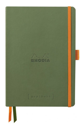  Rhodia Color Collection Goalbook 120 folhas  pontilhada 1 assuntos unidade x 1 21cm x 14.8cm cor sage