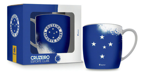 Caneca Porcelana Urban Cruzeiro Raposa - Oficial Licenciado