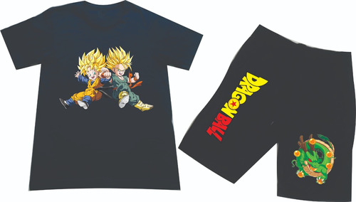 Conjuntos Camiseta Y Pantaloneta Goku Super Dragon Ball