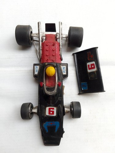 F1 Rym Auto De Carrera Antiguo Plástico 1:18 Con Faltantes Negro (Usado)